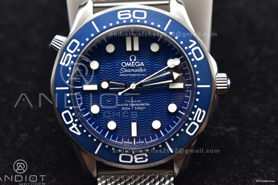 on Mesh DailyWear A Bond Bracelet 60th 1065 Edition 300M Best VSF anniversary 42mm Seamaster James 0416